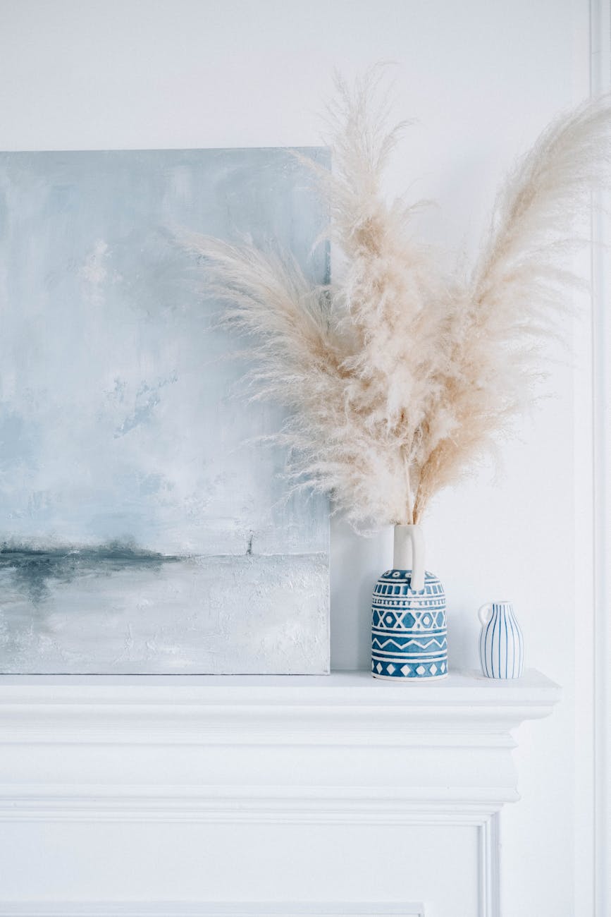 decoration in light home interior