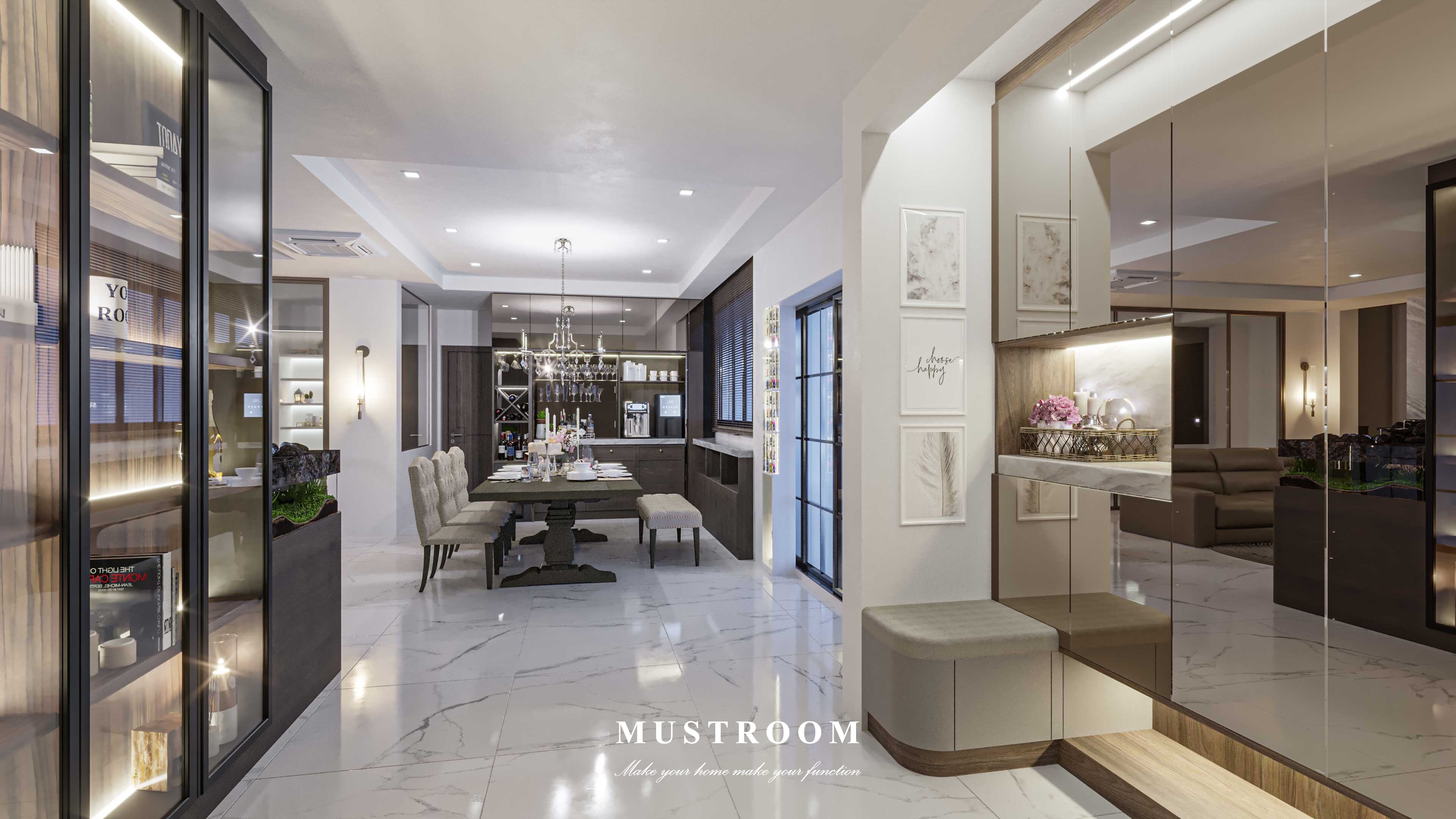 Panara-Thepharak-Mustroom interior Design