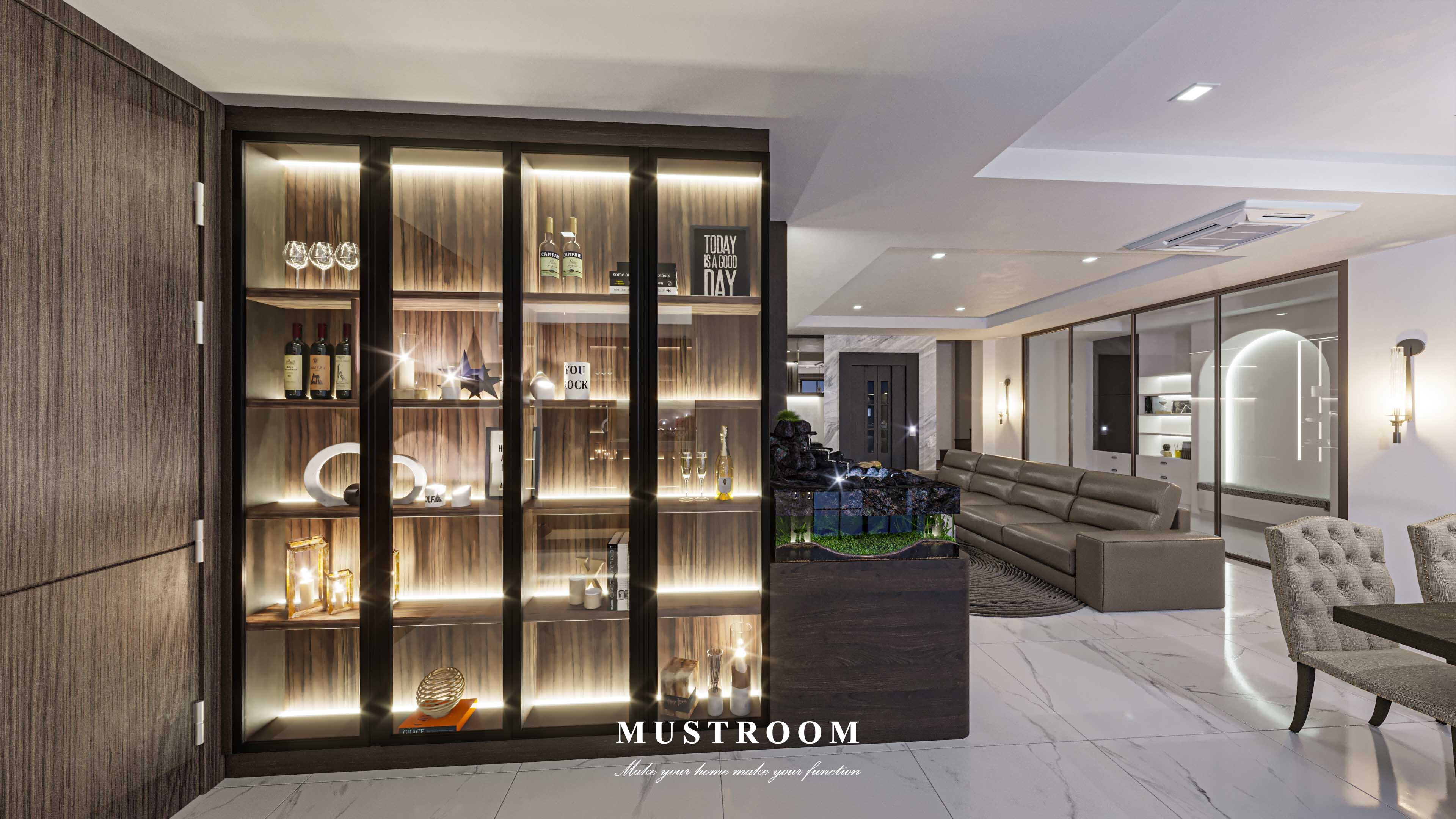 Panara-Thepharak-Mustroom interior Design