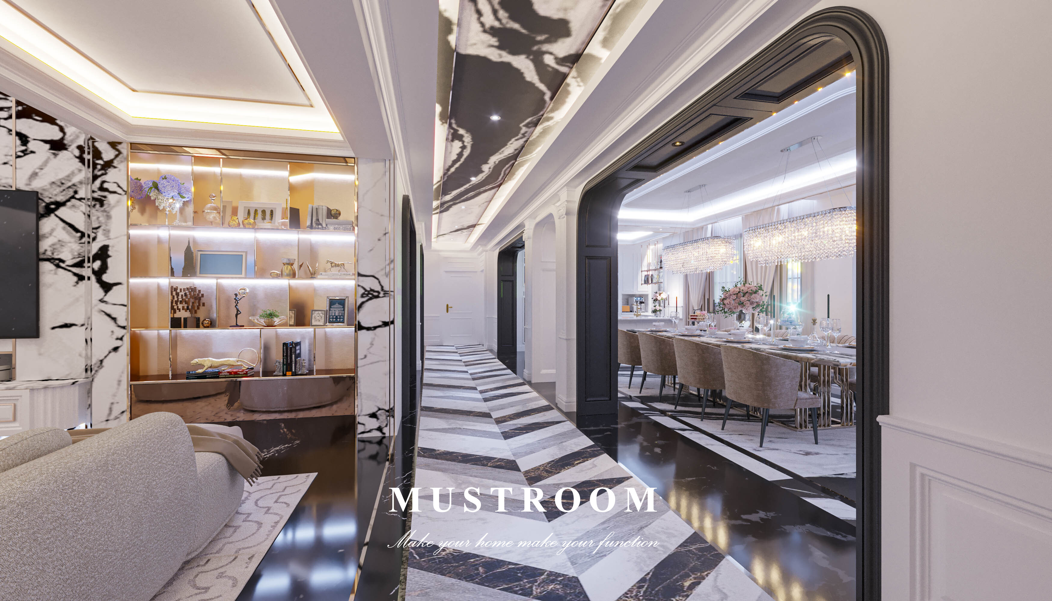 The City Ramintry-Wongwean2 - Mustroom interior