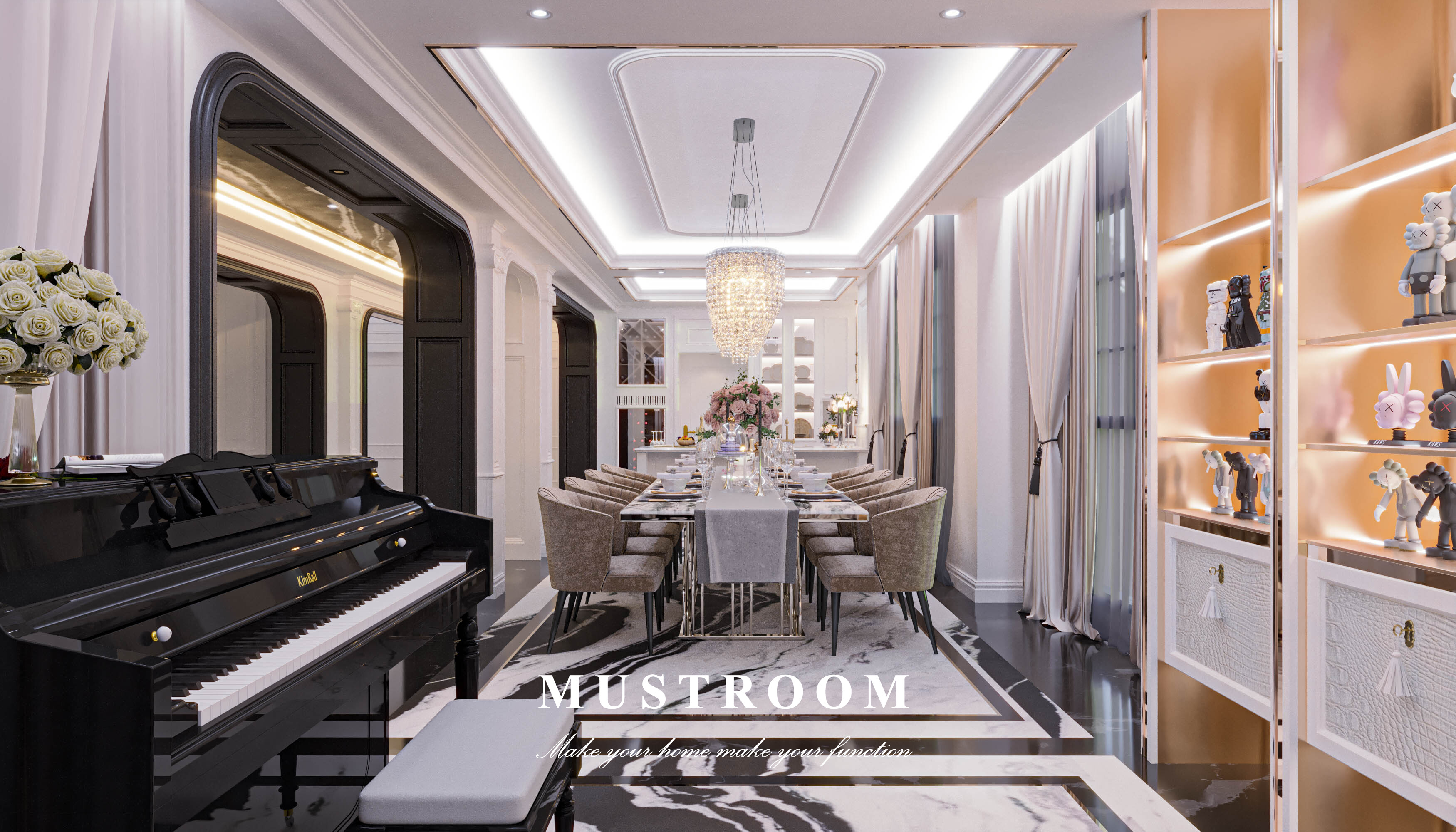 The City Ramintry-Wongwean2 - Mustroom interior